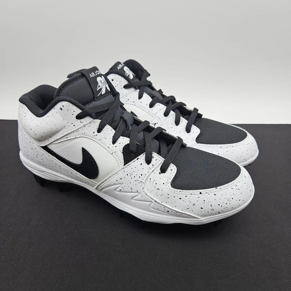 Jordan Stadium 90 MCS Baseball Cleats White Black Oreo HQ0210-100 Mens 13 NEW